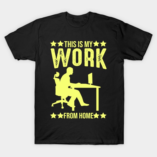 Home Office T-Shirt by Imutobi